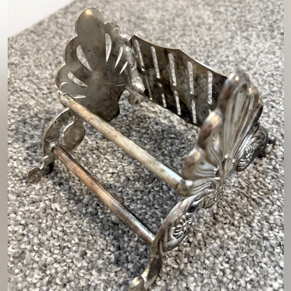 Elegance Ornate Knife Rest Silver Plated Vintage 12 Slots‎ - Picture 2 of 11